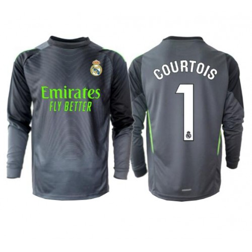 Real Madrid Thibaut Courtois #1 Målvakt Tredjeställ 2025-26 Långärmad